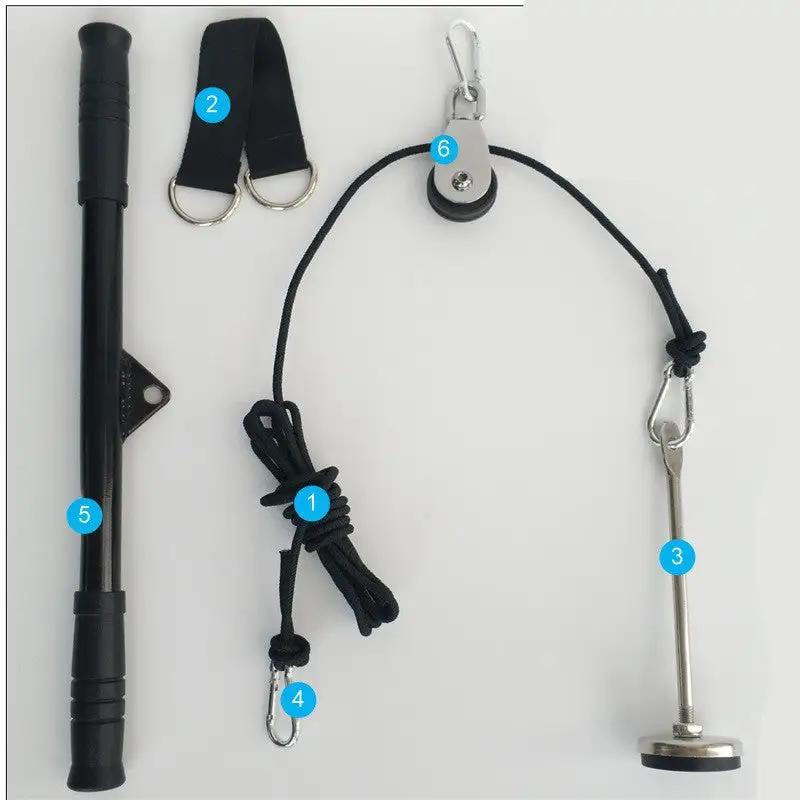 Pull Rope Down Pressure Comprehensive Training Device Pull Rope Fitness Equipment Material - WILKYs