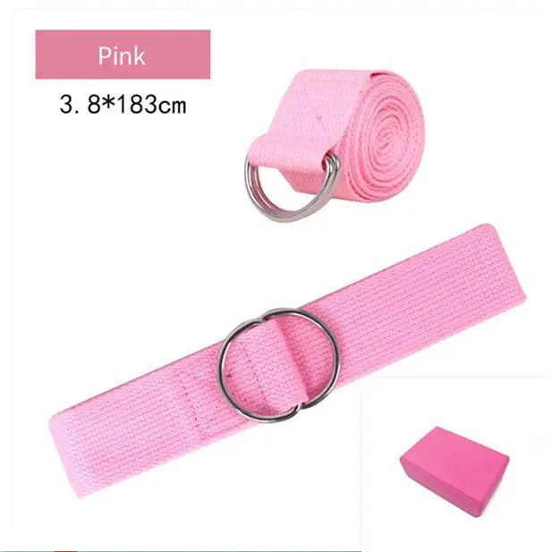 Pure Cotton Yoga Stretch Belt Fitness Tension Belt - WILKYs