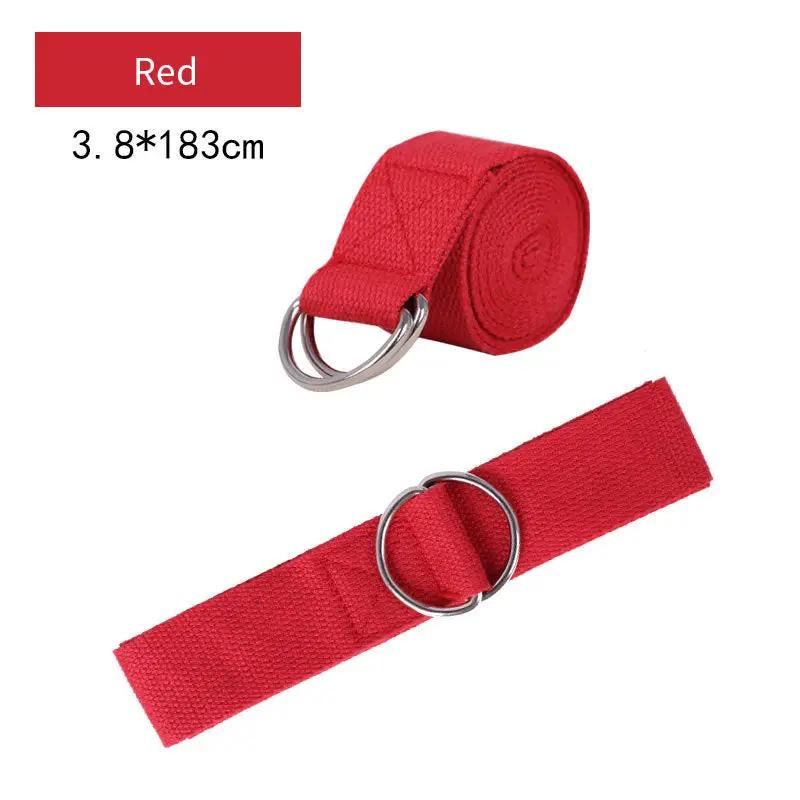 Pure Cotton Yoga Stretch Belt Fitness Tension Belt - WILKYs