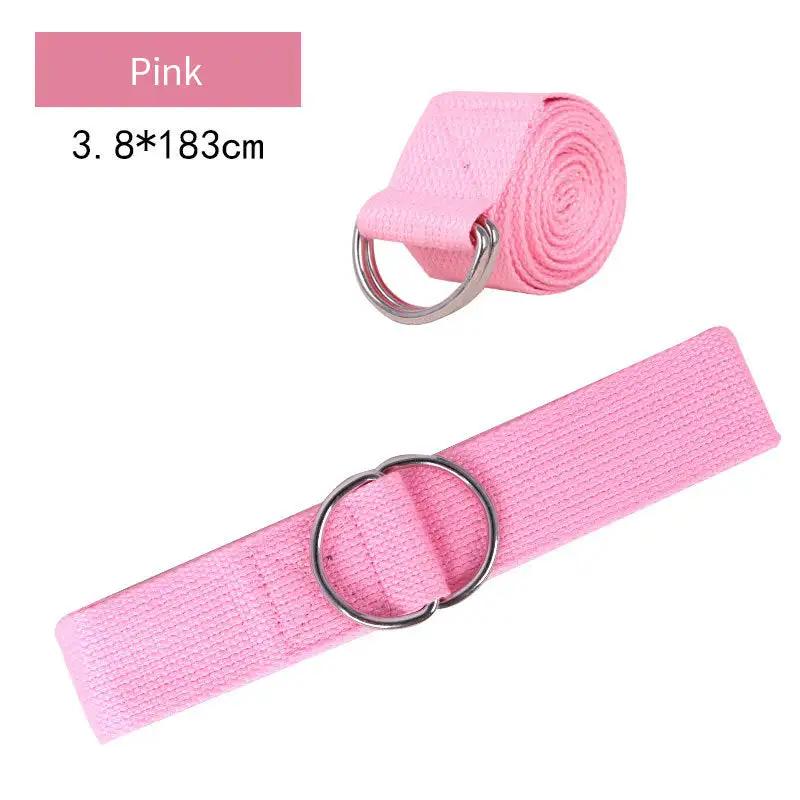 Pure Cotton Yoga Stretch Belt Fitness Tension Belt - WILKYs