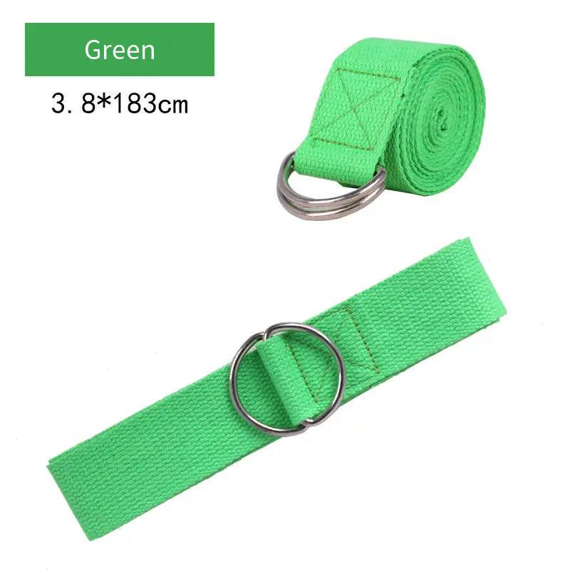 Pure Cotton Yoga Stretch Belt Fitness Tension Belt - WILKYs