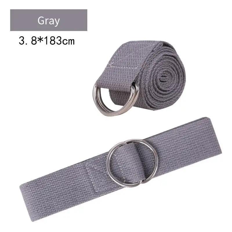 Pure Cotton Yoga Stretch Belt Fitness Tension Belt - WILKYs