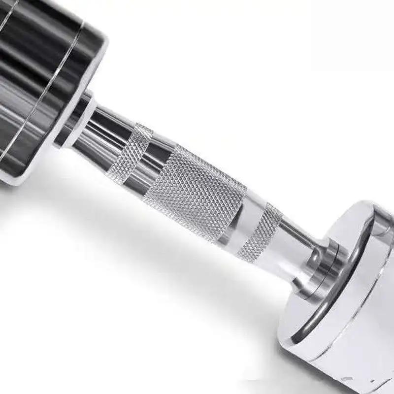 Pure Steel Home Fitness Electroplating Dumbbell Gym Equipment - WILKYs