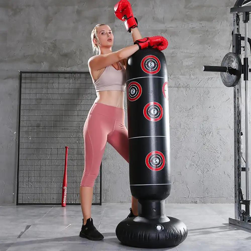Pvc Thick Tumbler Inflatable Fitness Boxing Column 1.6 Meters High - WILKYs
