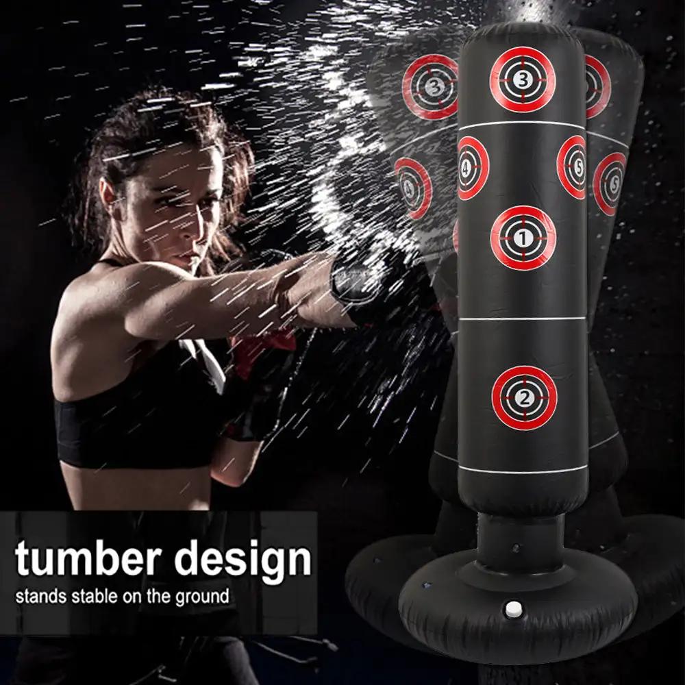 Pvc Thick Tumbler Inflatable Fitness Boxing Column 1.6 Meters High - WILKYs