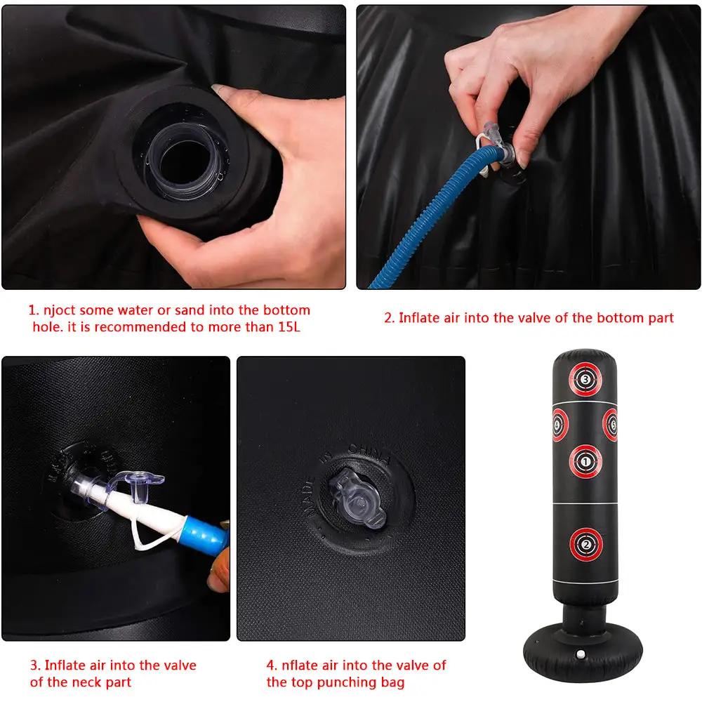 Pvc Thick Tumbler Inflatable Fitness Boxing Column 1.6 Meters High - WILKYs