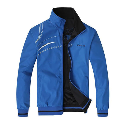 Red Jacket Men New Spring Double Side Wear Coat Sportswear Clothes Top Plus Size 5XL Bomber Jacket Veste Jaqueta Masculina - WILKYs