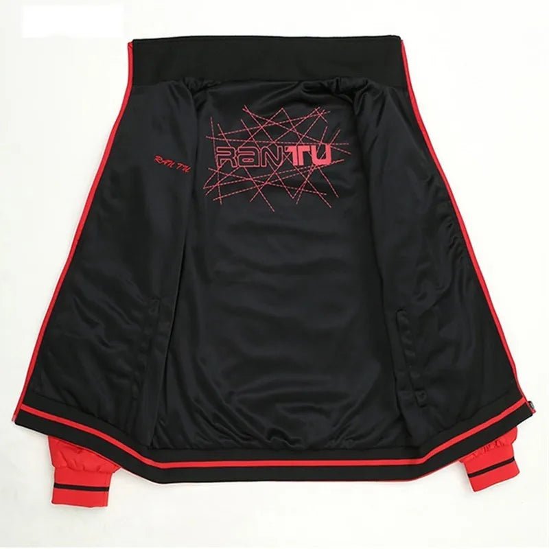 Red Jacket Men New Spring Double Side Wear Coat Sportswear Clothes Top Plus Size 5XL Bomber Jacket Veste Jaqueta Masculina - WILKYs