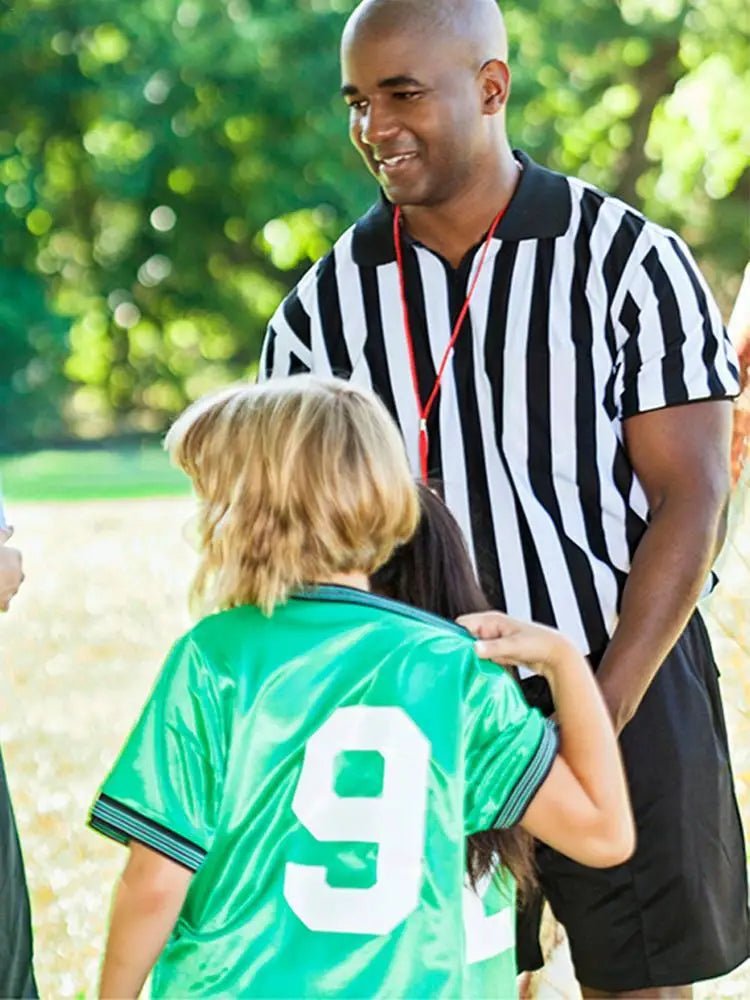 Referee Shirt Wrestling Volleyball Court Uniform Sportswear Soccer Jersey Set Basketball Football Referee Court Uniform T-shirt - WILKYs