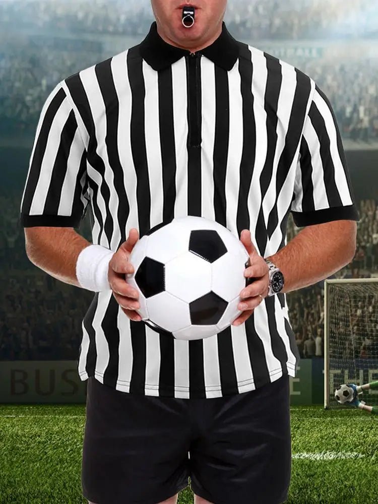 Referee Shirt Wrestling Volleyball Court Uniform Sportswear Soccer Jersey Set Basketball Football Referee Court Uniform T-shirt - WILKYs