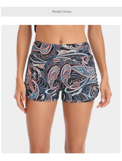 RELLECIGA High Elastic Sports Breathable Quick - Drying Comfort Classic Waist Girdling Belly Contraction Sheath Shorts - WILKYs