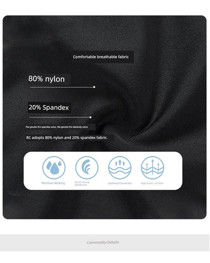 RELLECIGA High Elastic Sports Breathable Quick - Drying Comfort Classic Waist Girdling Belly Contraction Sheath Shorts - WILKYs