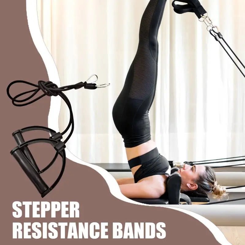 Resistance Bands Ergonomic Stepper Rope Pulling With Handles Multifunctional Household Exercise Supplies Fitness Equipment - WILKYs