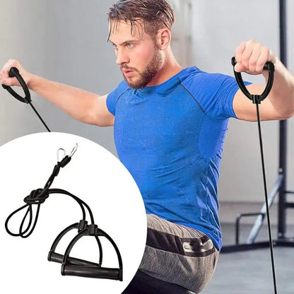Resistance Bands Ergonomic Stepper Rope Pulling With Handles Multifunctional Household Exercise Supplies Fitness Equipment - WILKYs