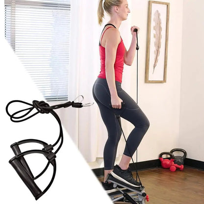 Resistance Bands Ergonomic Stepper Rope Pulling With Handles Multifunctional Household Exercise Supplies Fitness Equipment - WILKYs