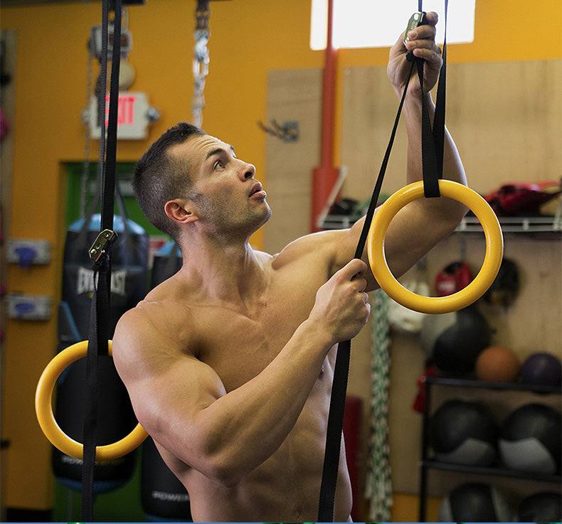 Rings Fitness Adult Gymnastics Training Pull - Ups Indoor Fitness Equipment - WILKYs