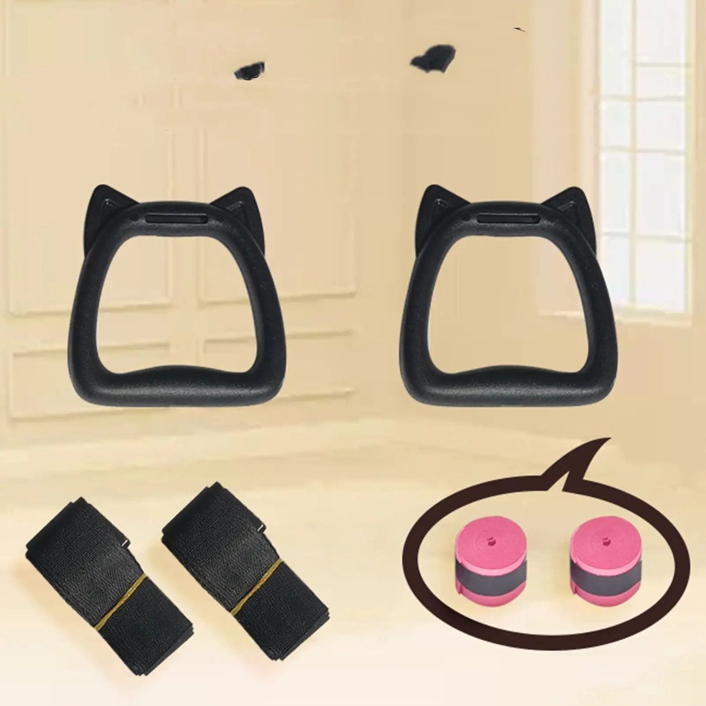 Rings For Children's Training Kids Sports Equipment Household Plus Horizontal Bar Indoor Pull Ring - WILKYs