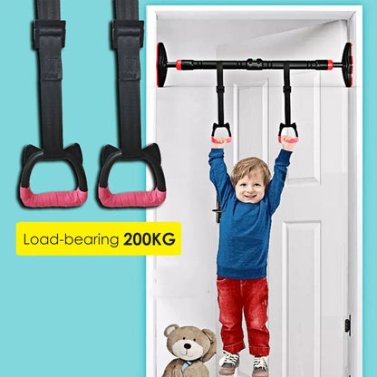 Rings For Children's Training Kids Sports Equipment Household Plus Horizontal Bar Indoor Pull Ring - WILKYs