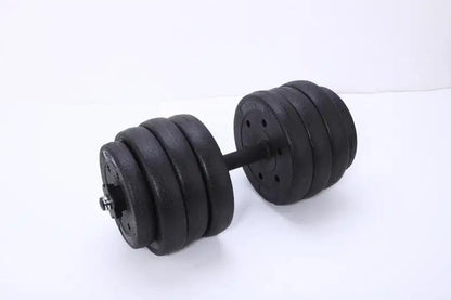 Round Head Dumbbell Multi - Specification Safety Men's Barbell Rubber Coated Dumbbell Indoor Fitness Equipment - WILKYs