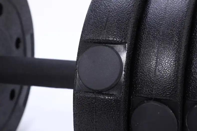 Round Head Dumbbell Multi - Specification Safety Men's Barbell Rubber Coated Dumbbell Indoor Fitness Equipment - WILKYs