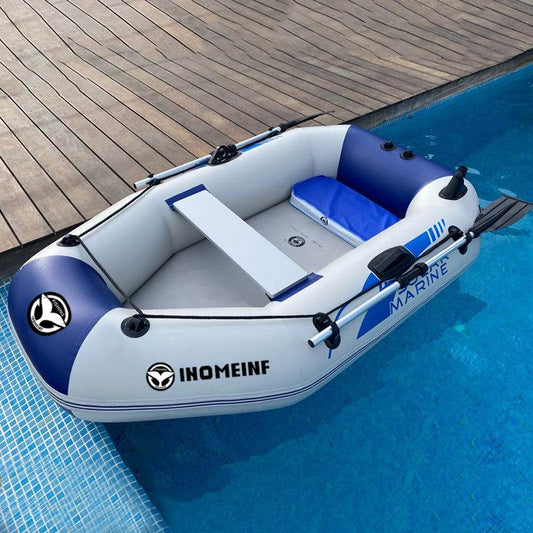 Rubber Boat Thickened Hard Bottom Motor Inflatable Boat Kayak Bare Boat - WILKYs