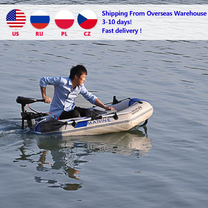 Rubber Boat Thickened Hard Bottom Motor Inflatable Boat Kayak Bare Boat - WILKYs