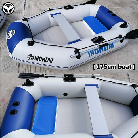 Rubber Boat Thickened Hard Bottom Motor Inflatable Boat Kayak Bare Boat - WILKYs
