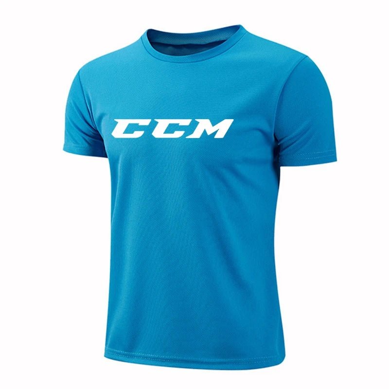 Running Shirts Soccer Shirts CCM Men's Jersey Sportswear Men's Running T-Shirts Quick Dry Compression Sport T-Shirts Fitness Gym - WILKYs