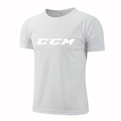 Running Shirts Soccer Shirts CCM Men's Jersey Sportswear Men's Running T-Shirts Quick Dry Compression Sport T-Shirts Fitness Gym - WILKYs
