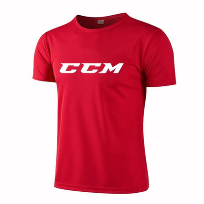 Running Shirts Soccer Shirts CCM Men's Jersey Sportswear Men's Running T-Shirts Quick Dry Compression Sport T-Shirts Fitness Gym - WILKYs