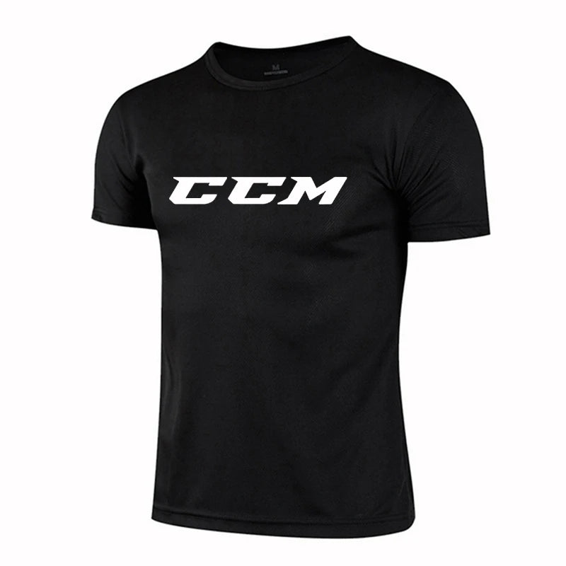 Running Shirts Soccer Shirts CCM Men's Jersey Sportswear Men's Running T-Shirts Quick Dry Compression Sport T-Shirts Fitness Gym - WILKYs