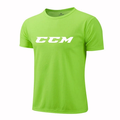 Running Shirts Soccer Shirts CCM Men's Jersey Sportswear Men's Running T-Shirts Quick Dry Compression Sport T-Shirts Fitness Gym - WILKYs