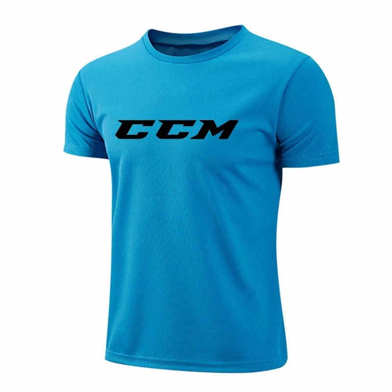 Running Shirts Soccer Shirts CCM Men's Jersey Sportswear Men's Running T-Shirts Quick Dry Compression Sport T-Shirts Fitness Gym - WILKYs