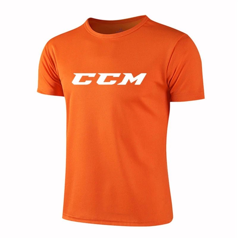 Running Shirts Soccer Shirts CCM Men's Jersey Sportswear Men's Running T-Shirts Quick Dry Compression Sport T-Shirts Fitness Gym - WILKYs