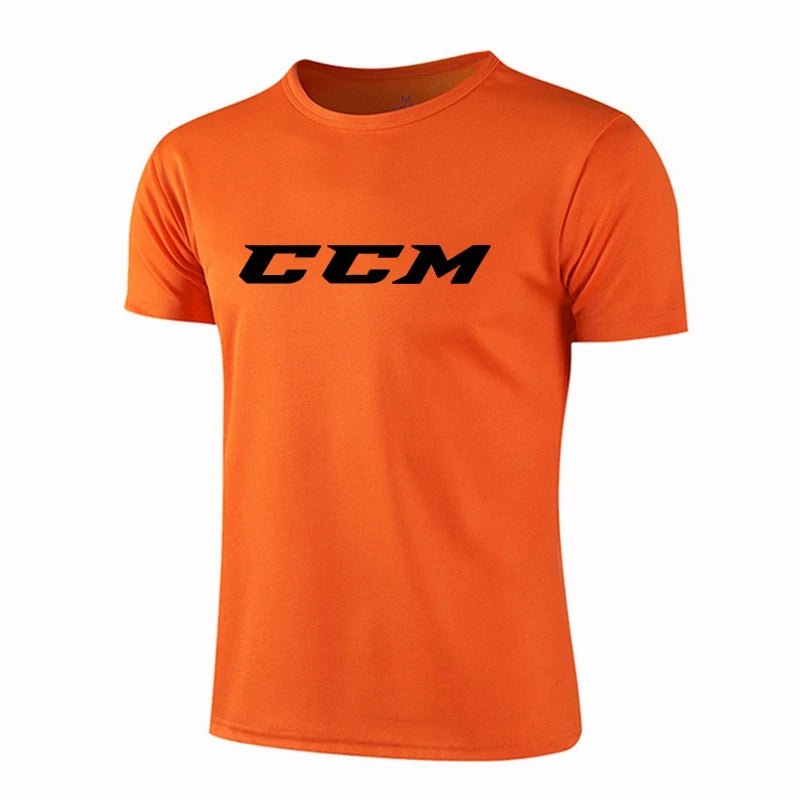 Running Shirts Soccer Shirts CCM Men's Jersey Sportswear Men's Running T-Shirts Quick Dry Compression Sport T-Shirts Fitness Gym - WILKYs