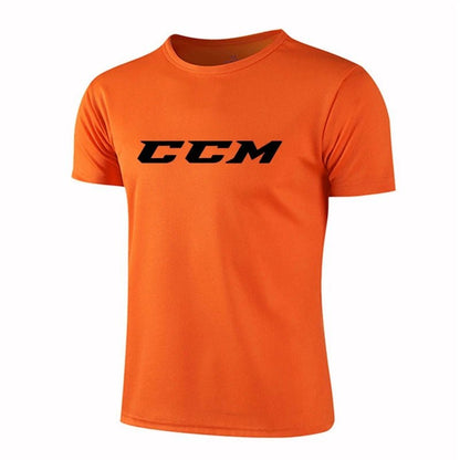 Running Shirts Soccer Shirts CCM Men's Jersey Sportswear Men's Running T-Shirts Quick Dry Compression Sport T-Shirts Fitness Gym - WILKYs