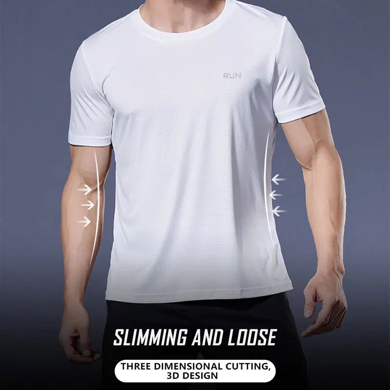 Running Shirts Soccer Shirts Men's Jersey Sportswear Men's Running T-Shirts Quick Dry Compression Sport T-Shirts Fitness Gym - WILKYs