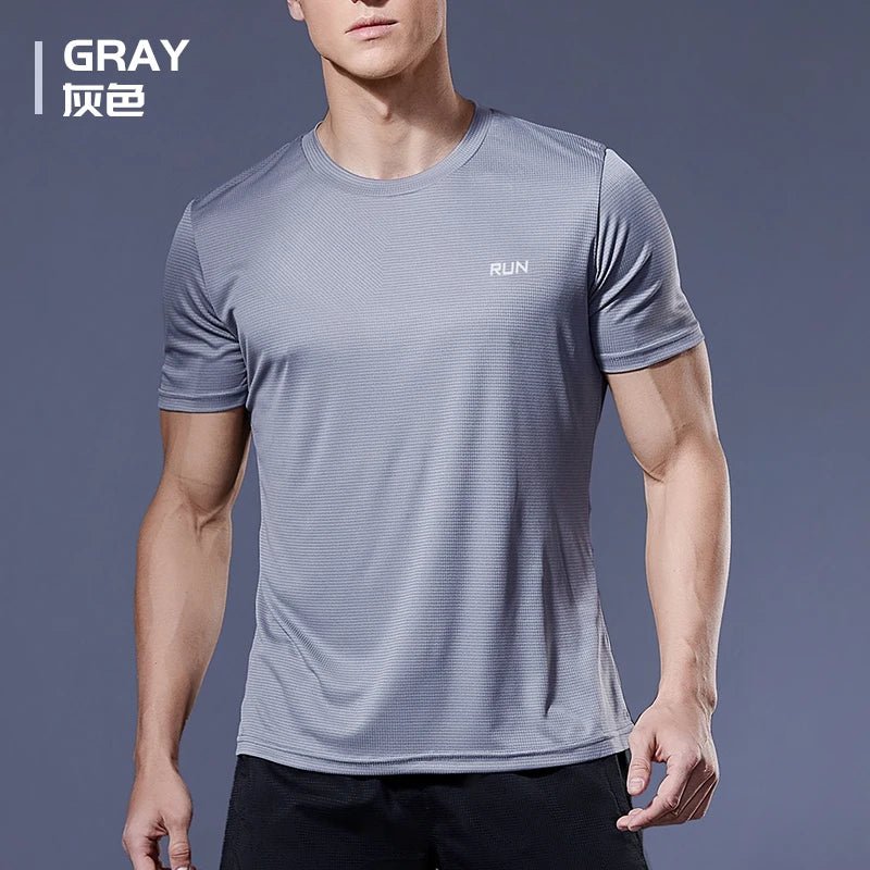 Running Shirts Soccer Shirts Men's Jersey Sportswear Men's Running T-Shirts Quick Dry Compression Sport T-Shirts Fitness Gym - WILKYs