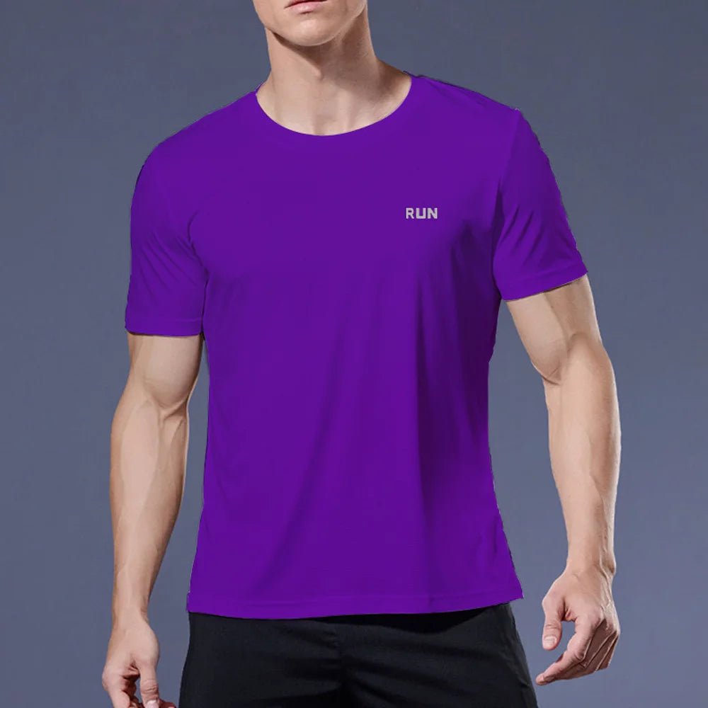 Running Shirts Soccer Shirts Men's Jersey Sportswear Men's Running T-Shirts Quick Dry Compression Sport T-Shirts Fitness Gym - WILKYs