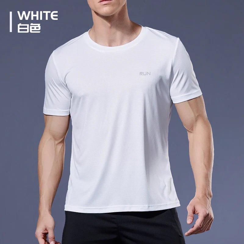 Running Shirts Soccer Shirts Men's Jersey Sportswear Men's Running T-Shirts Quick Dry Compression Sport T-Shirts Fitness Gym - WILKYs