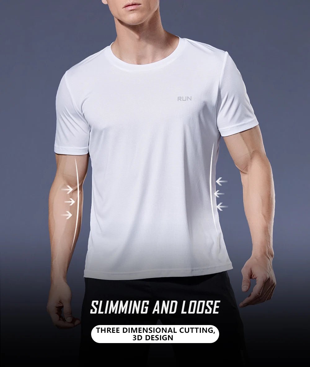 Running Shirts Soccer Shirts Men's Jersey Sportswear Men's Running T-Shirts Quick Dry Compression Sport T-Shirts Fitness Gym - WILKYs