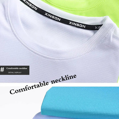 Running Shirts Soccer Shirts Men's Jersey Sportswear Men's Running T-Shirts Quick Dry Compression Sport T-Shirts Fitness Gym - WILKYs