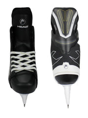 S180 Black Leather Ice Hockey Knife Blades Skates Shoes Patines With Real Ice Blade Adult Children Size 28 - 47 Beginners - WILKYs