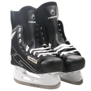 S180 Black Leather Ice Hockey Knife Blades Skates Shoes Patines With Real Ice Blade Adult Children Size 28 - 47 Beginners - WILKYs