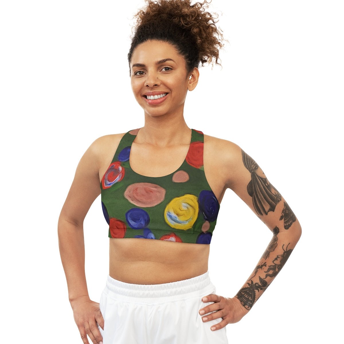 Seamless Sports Bra (AOP) - WILKYs