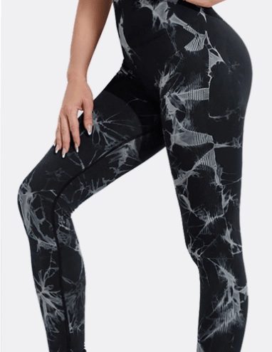 Seamless Tie Dye Leggings Women Yoga Pants Push Up Sport Fitness Running Gym Leggings - WILKYs