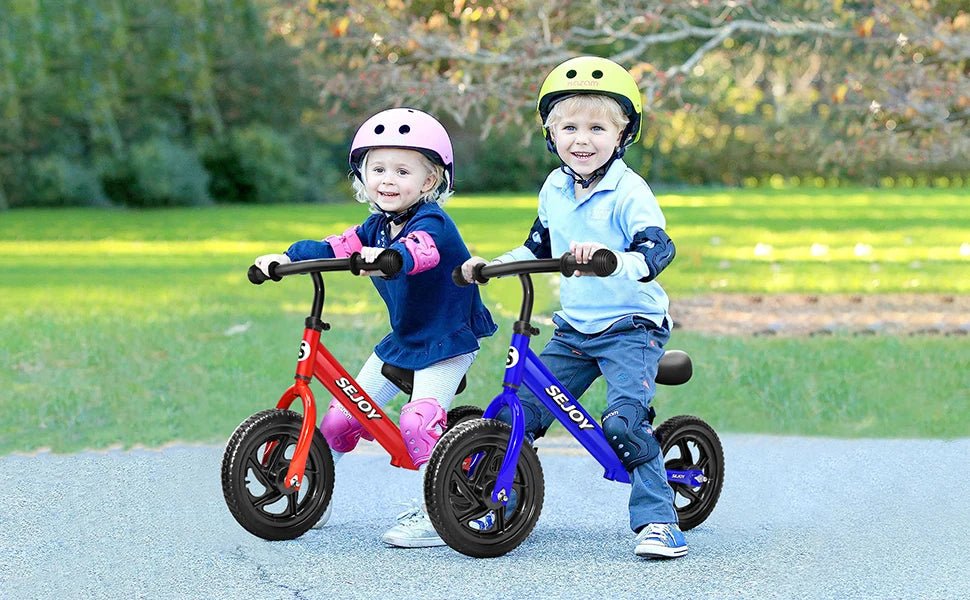 SEJOY Balance Bike for Kids Toddler Training Bicycle for Ages 3 - 6 Years Old Outside Bike Toy Scooter Saddle Height Adjustable - WILKYs