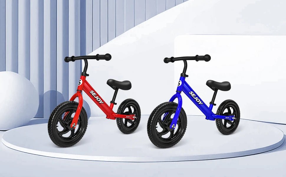 SEJOY Balance Bike for Kids Toddler Training Bicycle for Ages 3 - 6 Years Old Outside Bike Toy Scooter Saddle Height Adjustable - WILKYs