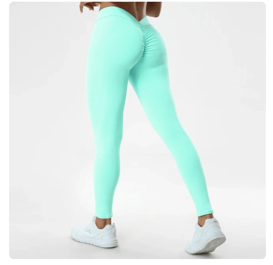 Sexy V Butt Push Up Fitness High Waist Pants - WILKYs
