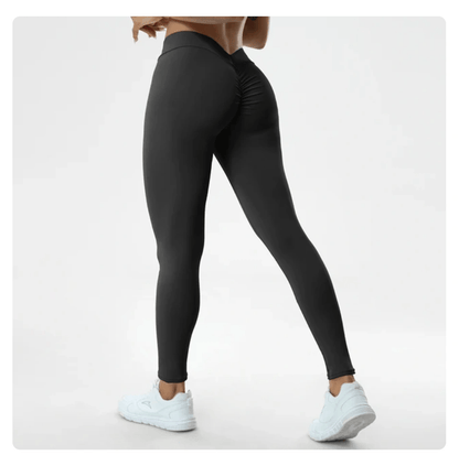 Sexy V Butt Push Up Fitness High Waist Pants - WILKYs